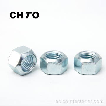 ISO10513 Grado 12 Zinc chapado en todo el metal Hexagon Tuercas